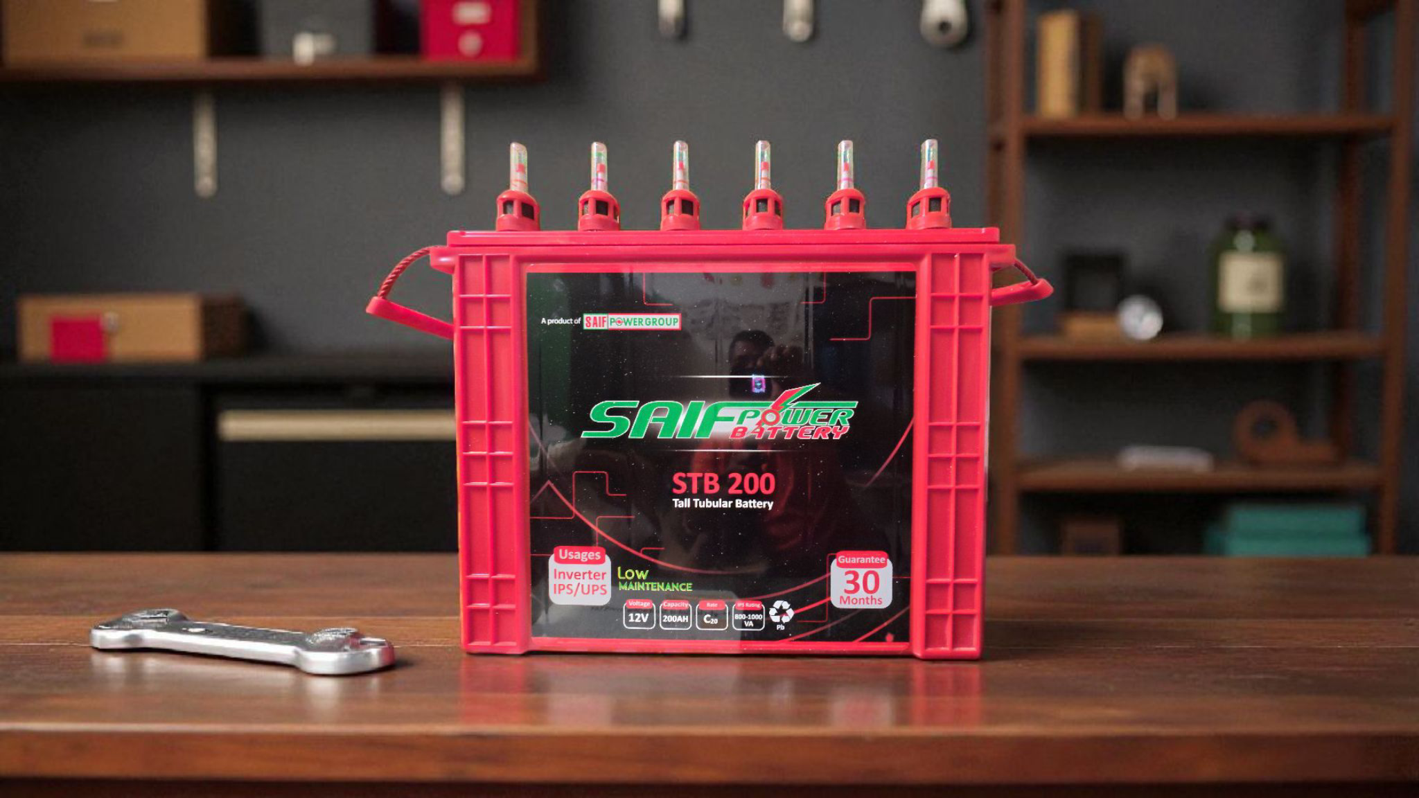 Saif Power STB200 AH Battery